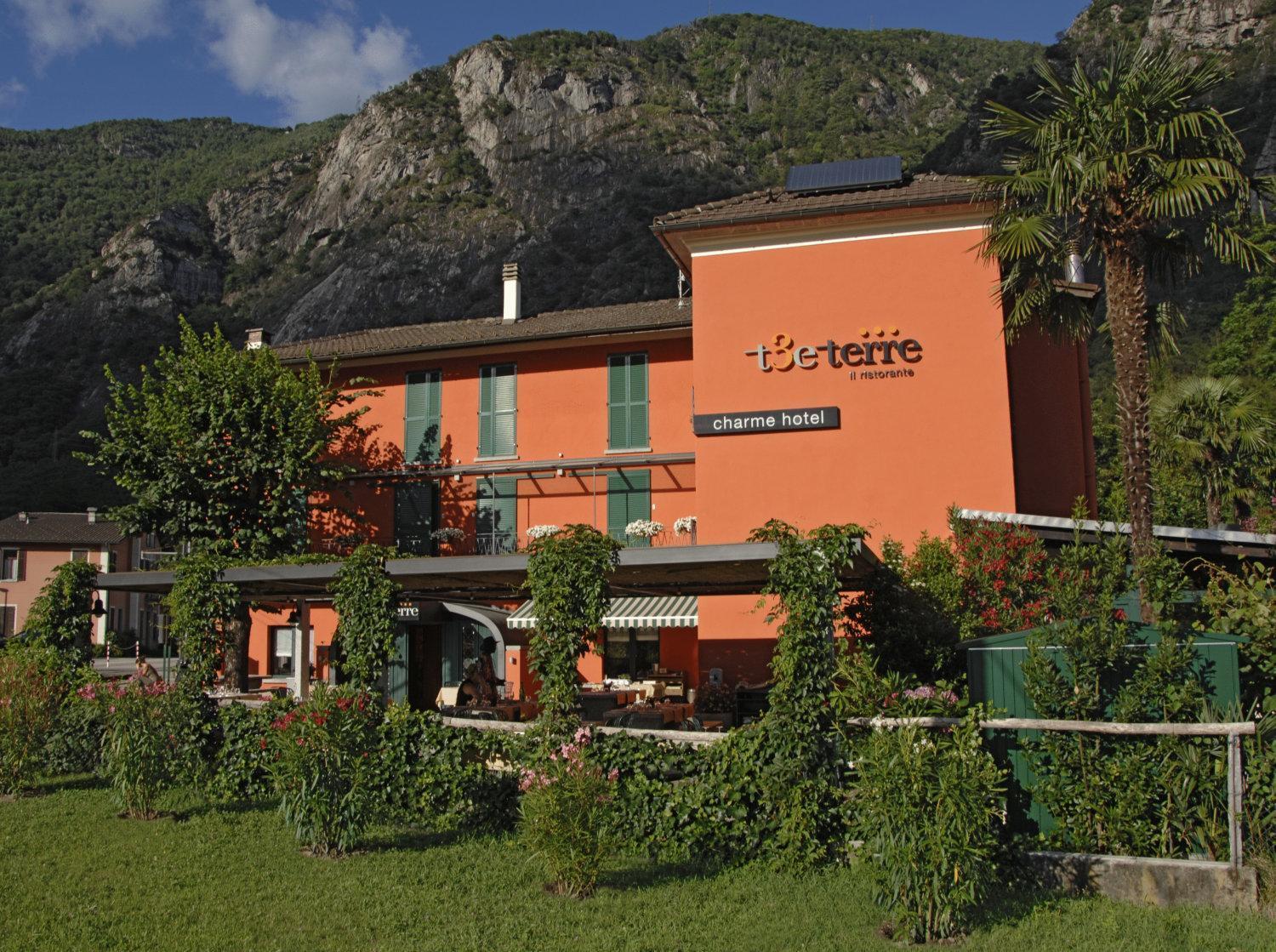 Ristorante Charme Hotel Tre Terre Ponte Brolla Dış mekan fotoğraf