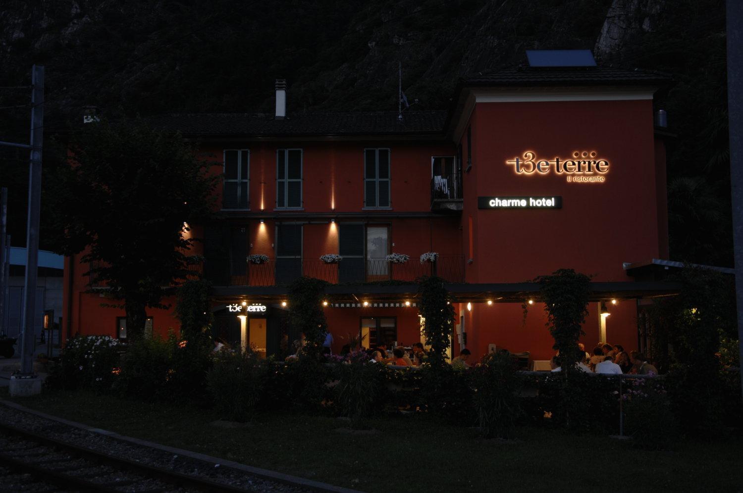 Ristorante Charme Hotel Tre Terre Ponte Brolla Dış mekan fotoğraf